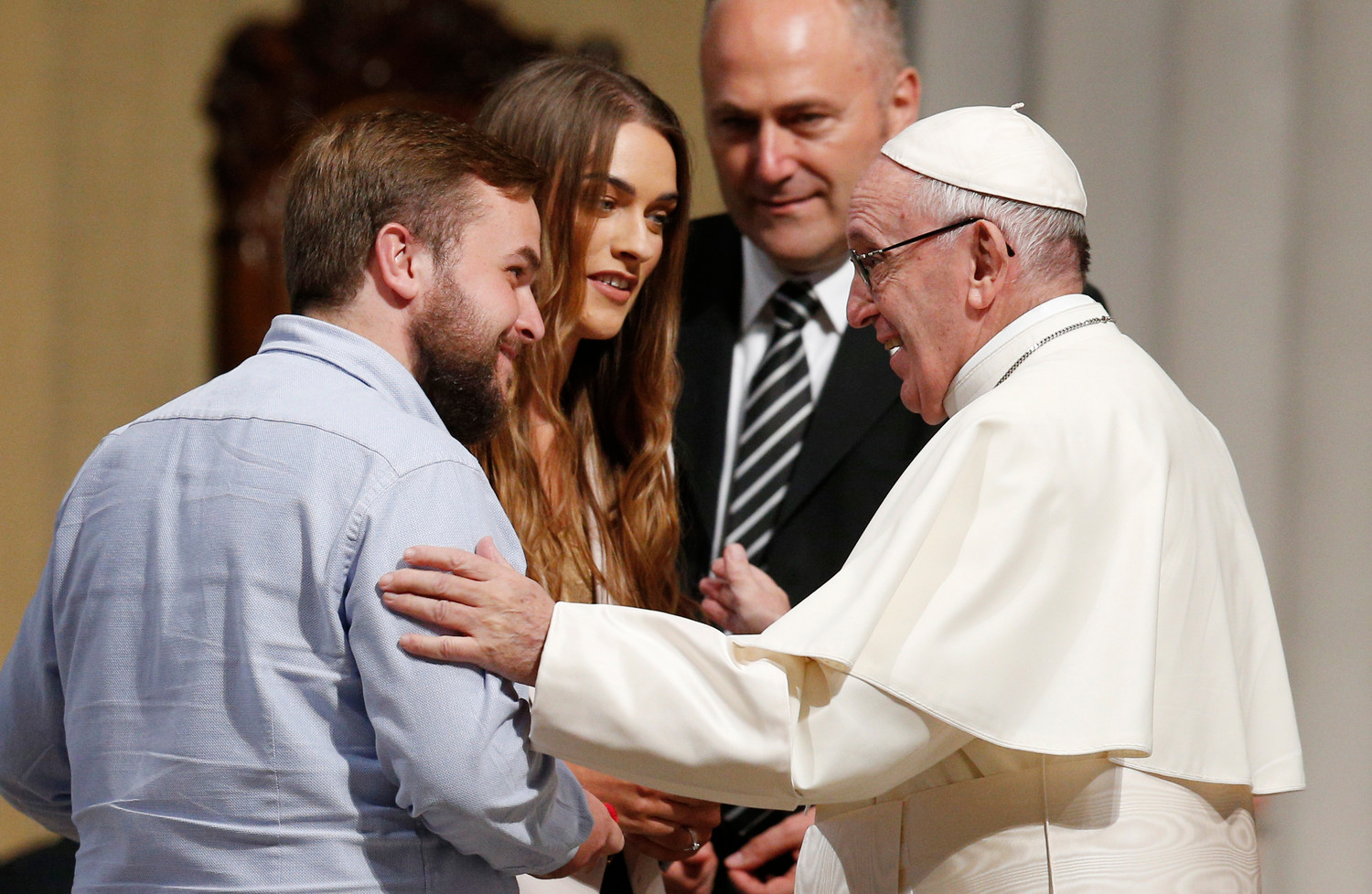 nål mirakel Let at forstå Faith strengthens marriage, makes love grow, Pope says while visiting  Ireland | The Catholic Missourian
